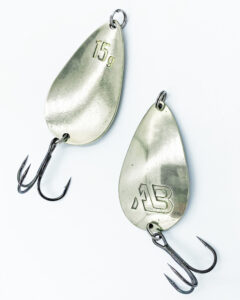 Lozhka 15гр. 6,5см. Мельхиор блесна Acoustic Baits купить по низкой цене