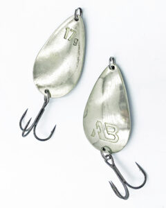 Lozhka 17гр. 6,5см. Мельхиор блесна Acoustic Baits купить по низкой цене